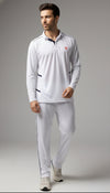 ACTIVE TECH Whites Cricket Tshirt (Full Sleeve)