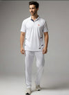 ACTIVE TECH Whites Cricket Tshirt (Half Sleeve)