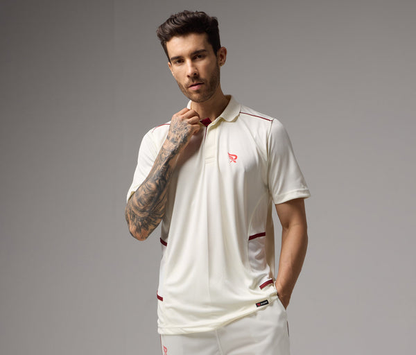 ACTIVE TECH CricketOff Whites Tshirt (Half Sleeve)