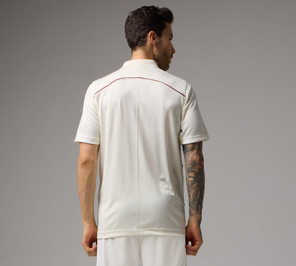 ACTIVE TECH CricketOff Whites Tshirt (Half Sleeve)
