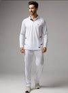 ACTIVE TECH Whites Cricket Tshirt (Full Sleeve)
