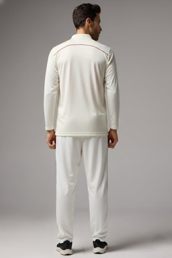 ACTIVE TECH CricketOff Whites Tshirt (Full Sleeve)